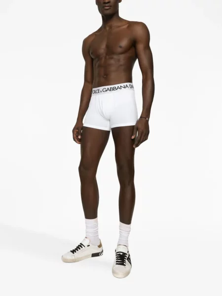Boxeralsó Dolce & Gabbana nyomtatás fehér