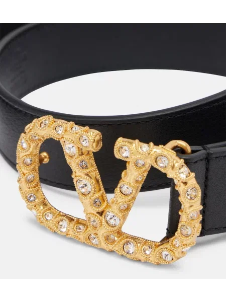 Curea Valentino Garavani din piele negru