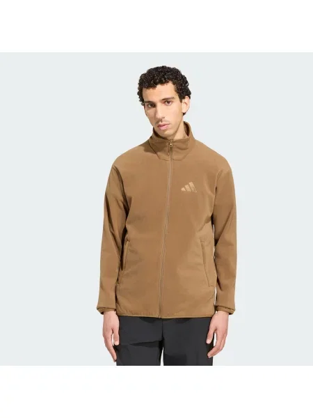 Bluza polarowa z suwakiem na całej długości Terrex Multi Essentials brązowa