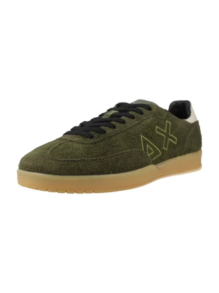 Sneakersy Sun68 zamszowe zielone
