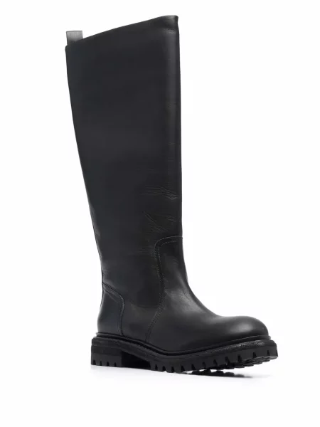 Slip on ilgaauliai batai Del Carlo juoda