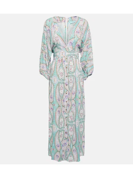 Rochie maxi Melissa Odabash cu model paisley de costum