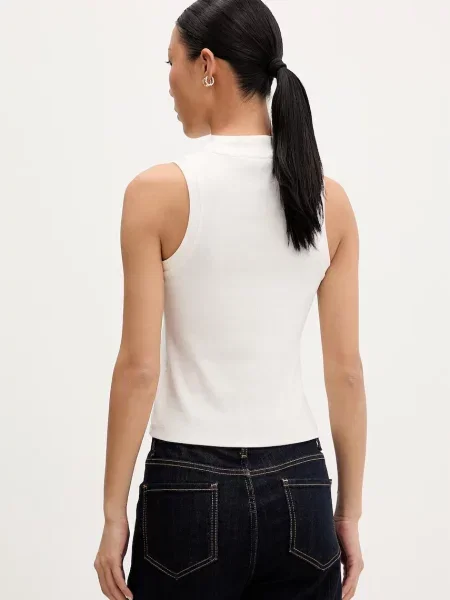 Top Tommy Jeans beżowy