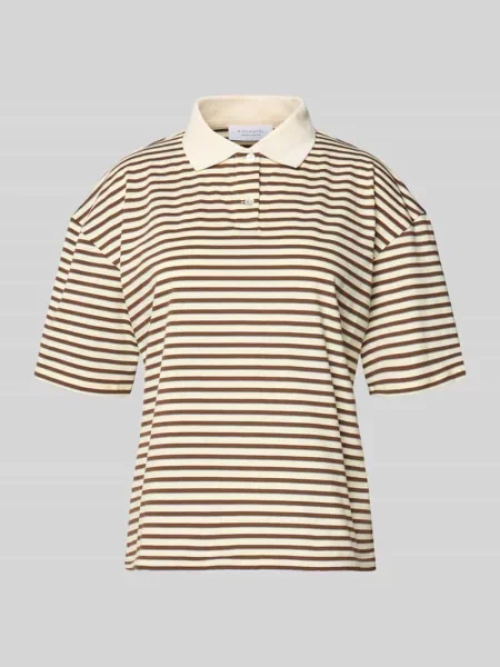 Koszulka polo o kroju relaxed fit we wzorze na całej powierzchni Rich & Royal