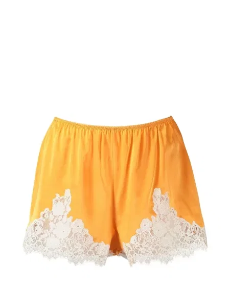 Pantaloni scurți Dôen din dantelă portocaliu