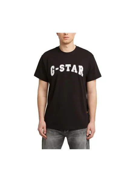 Plstené tričko G-star Raw čierna