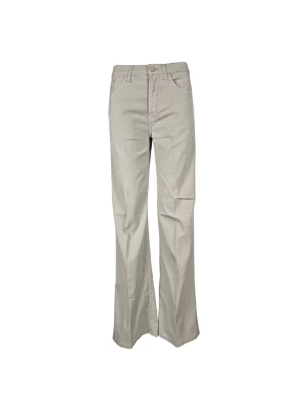 Szerokie spodnie Dondup szare