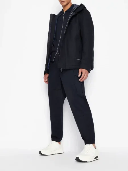 Пальто Armani Exchange черное