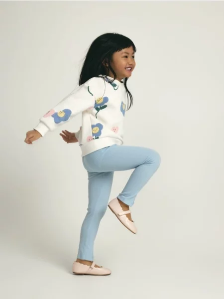 Reserved Легінси з розрізами блідо-блакитний блакитні