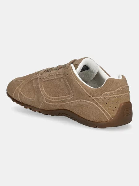 Tommy Jeans Sneakers Archive Lite Suede Maro bej