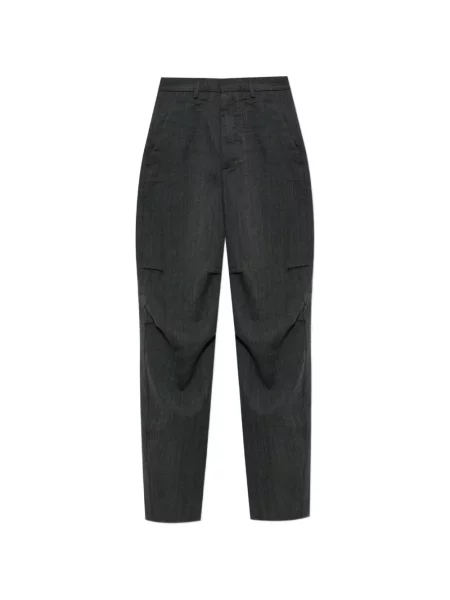 Pantaloni Dsquared2 cu model herringbone gri