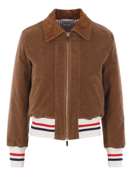 Geacă Thom Browne de catifea cord