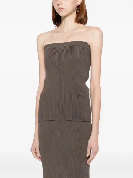 Top Rick Owens tricotate maro