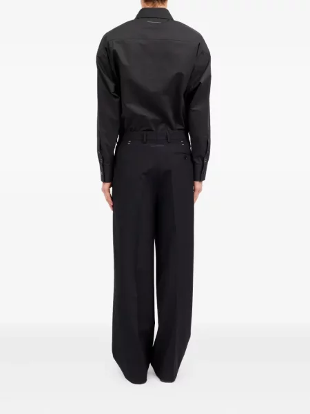 Pantaloni Mm6 Maison Margiela negru