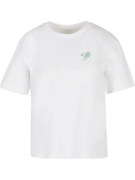 Miss Tee Tricou Chasing Aces verde alb