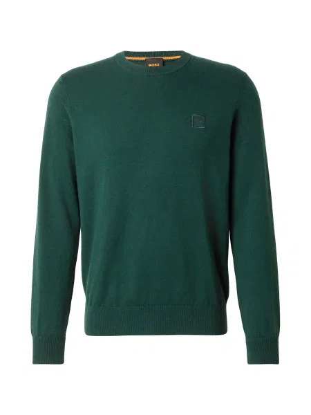 BOSS Pulover Kanovano pin verde