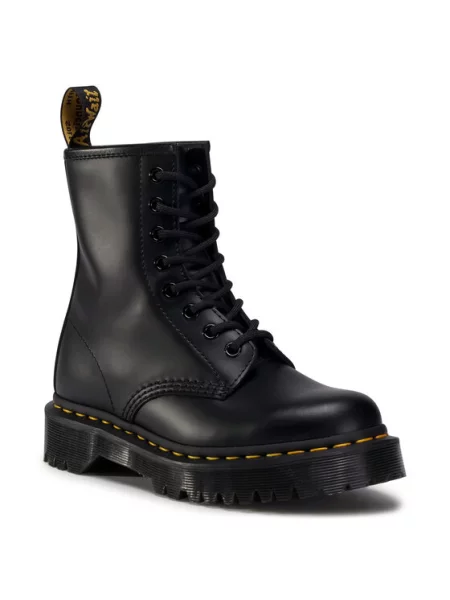 Dr. Martens Suvarstomieji kulkšnis dengiantys batai Bex tamsiai geltona juoda