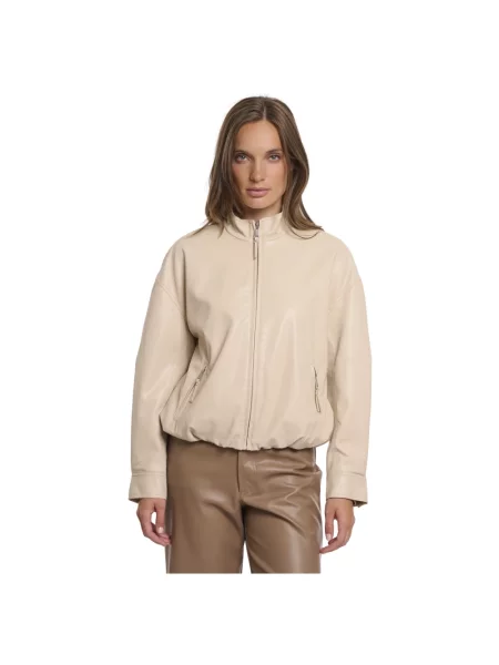 Kurtka bomber Rino&pelle beżowy