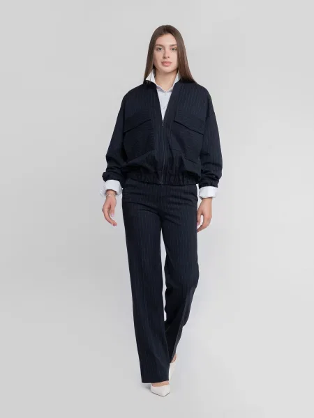 Бомбер Arber синій