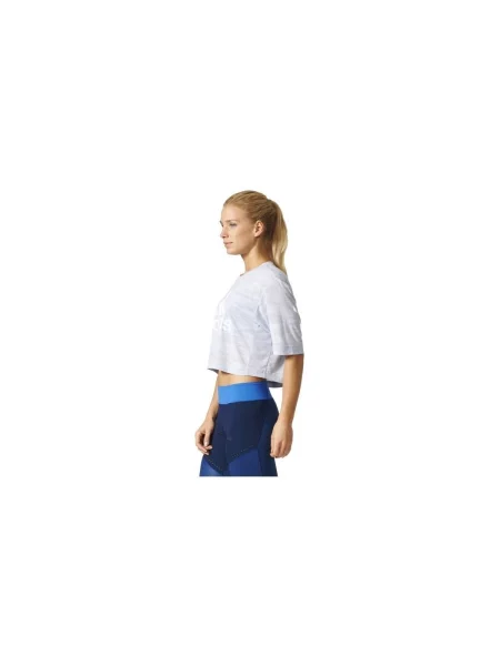 Decupat tricou Adidas albastru