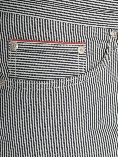 Blugi drepți Naked And Famous alb