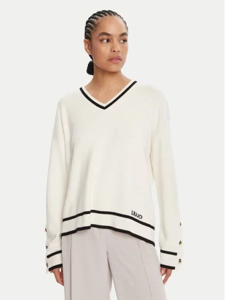 Liu Jo Pulover črna bela