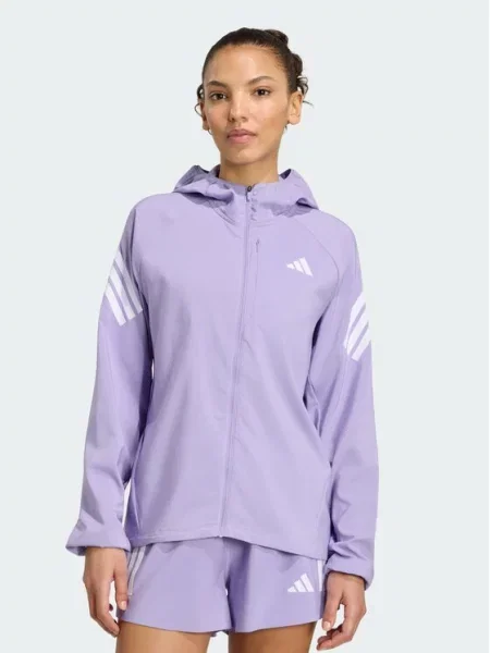 Adidas Tekaška jakna Iconic vijolična
