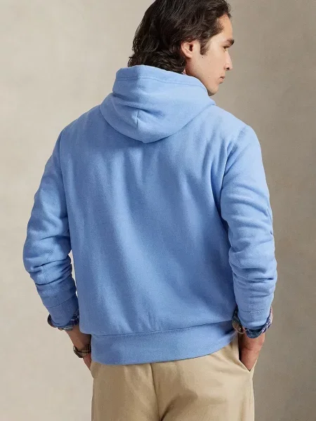 Polo Ralph Lauren bluza z kapturem z bawełną