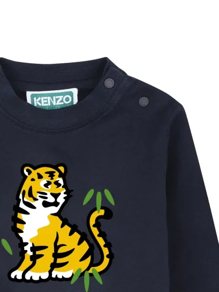 Koszulka dziecięca Kenzo niebieska