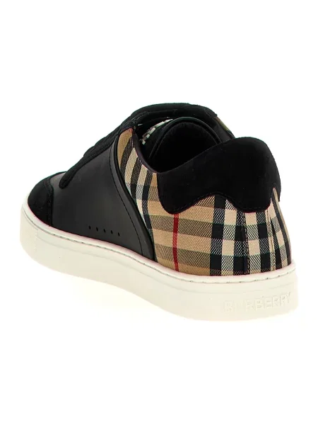 Sneakersy Burberry zamszowe czarne