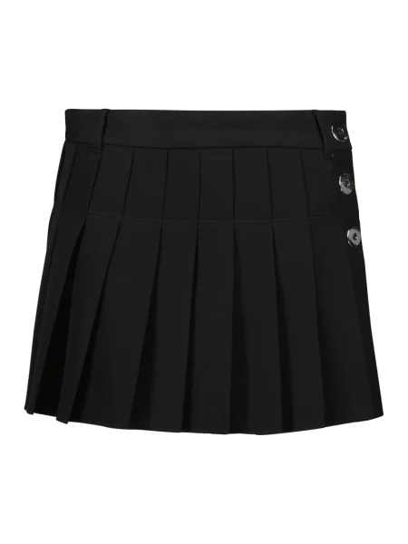 Mała mały spódnica mini Rabanne wełniana czarna