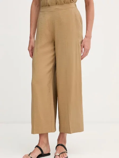 Lola Casademunt pantaloni pentru femei cu vâscoză maro