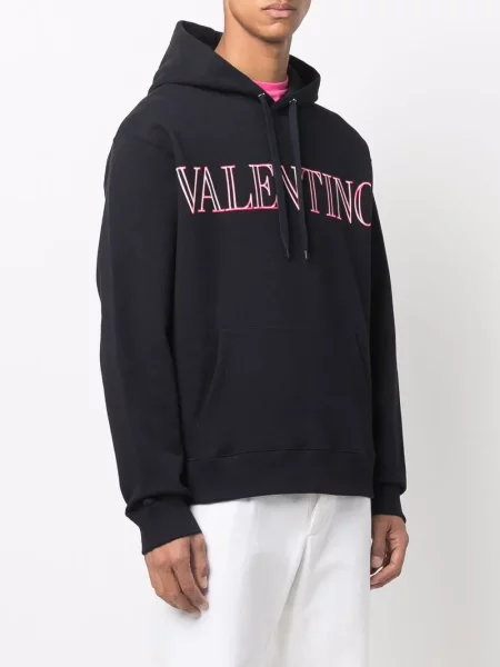 Mikina s kapucí Valentino s potiskem
