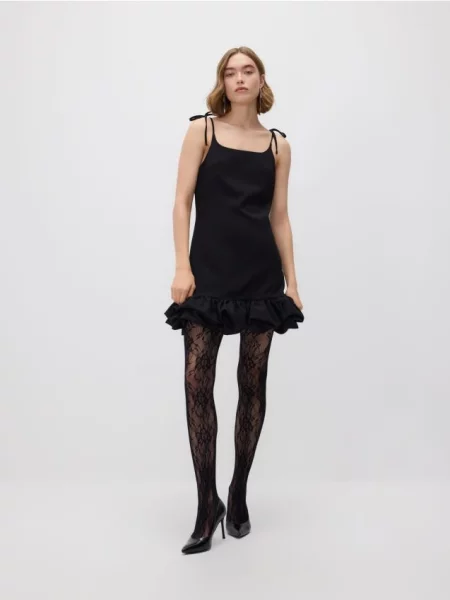 Reserved Мереживні колготки чорний