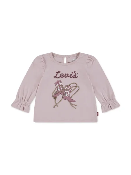 Dětské top Levi's růžový