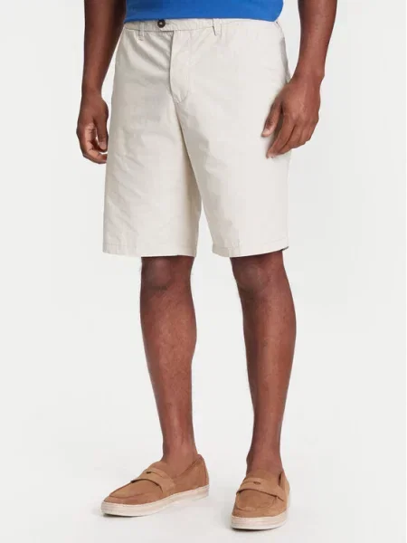 Kratke hlače iz tkanine United Colors Of Benetton bež