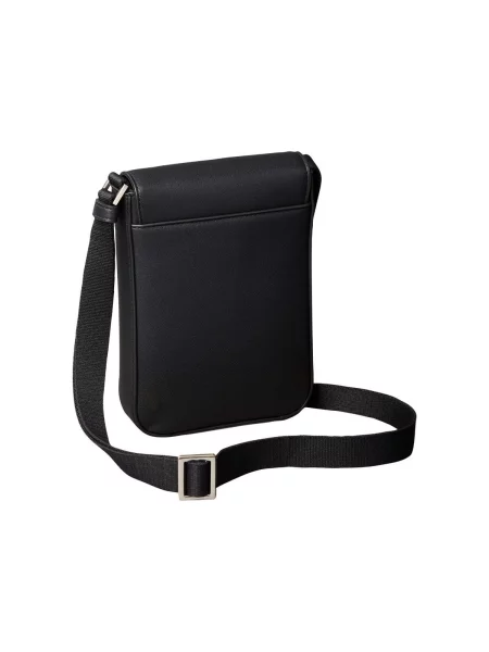 Calvin Klein Crossover torbica Raised Phone Crossbody crna