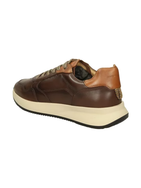 Sneakersy Ambitious skórzane brązowe