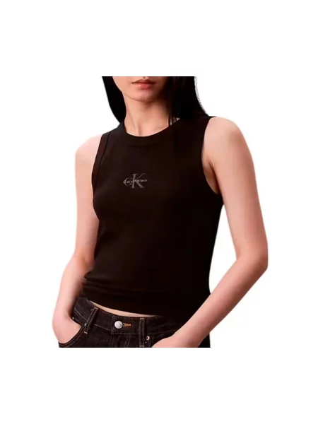 Calvin Klein Jeans Top negru
