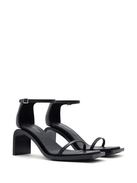 Sandale Courreges din piele negru