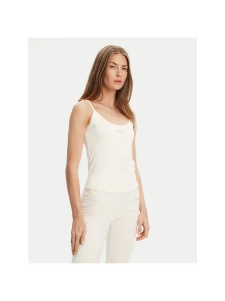 Guess Felső Ekru Regular Fit