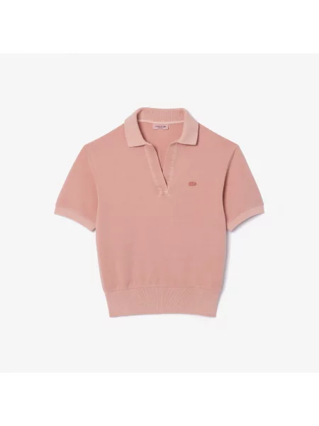 Lacoste Koszulka Polo Regular Fit różowa