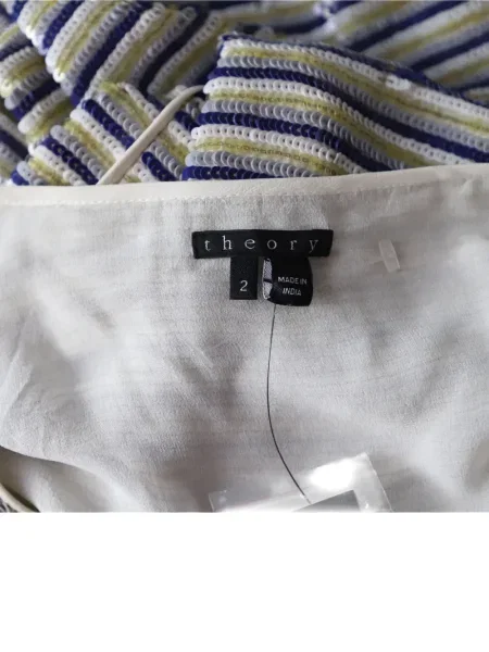 Rochie mini Theory cu paiete cu dungi de costum