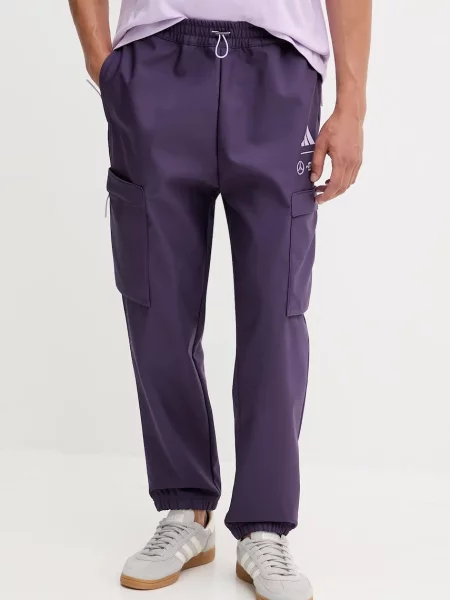 Adidas pantaloni x Mercedes pentru bărbați violet