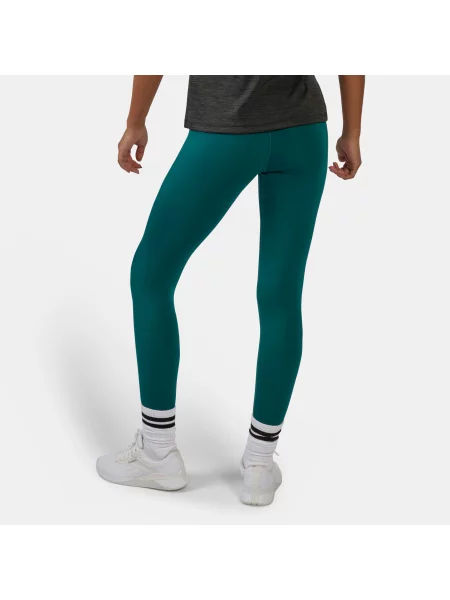 Reebok Podstawowe legginsy z wysokim stanemunisex Metal Green Size: zielone