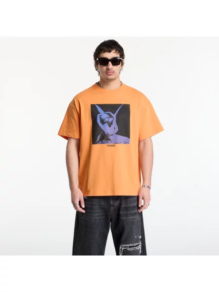 Tricou PLEASURES Angel T-Shirt Orange M portocaliu