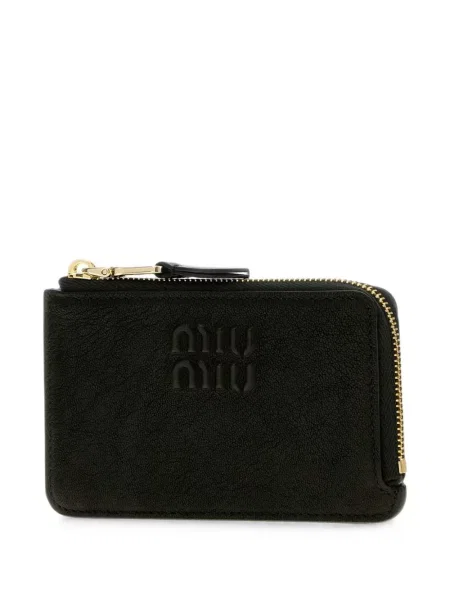 Portofel Miu Miu din piele negru