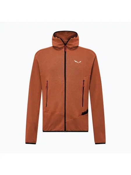 Hanorac de trekking pentru bărbați Salewa Agner Hemp 2 Hooded bombay brown maro