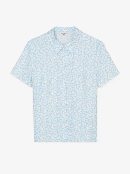 Marc O’Polo DENIM Блуза з коротким рукавом без підкладки синій