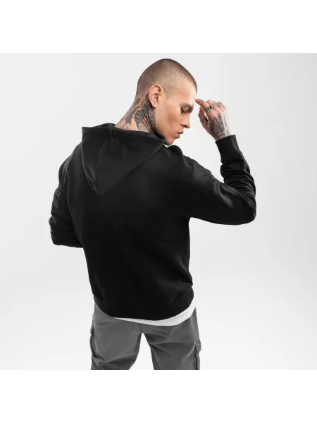 Bluza dresowa z kapturem Lifestyle unisex SIROKO Panther czarna